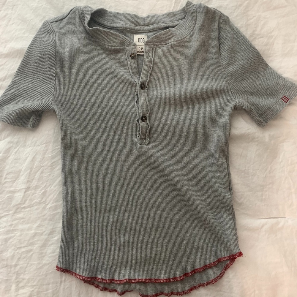 BDG Henley Baby Tee
